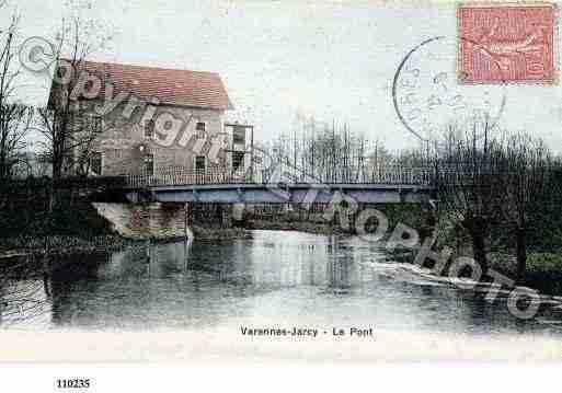 Ville de VARENNESJARCY, carte postale ancienne