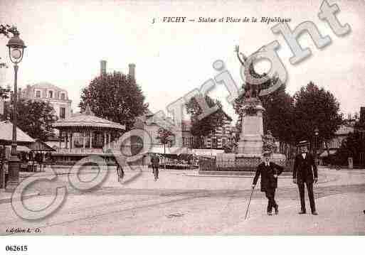 Ville de VICHY, carte postale ancienne
