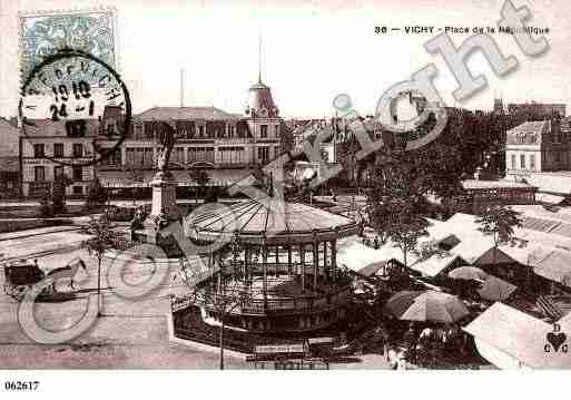 Ville de VICHY, carte postale ancienne