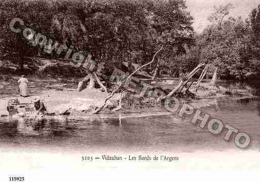 Ville de VIDAUBAN, carte postale ancienne