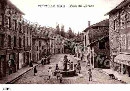 Ville de VIRIVILLE, carte postale ancienne