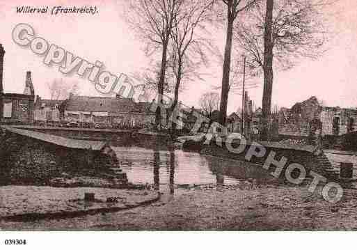 Ville de WILLERVAL, carte postale ancienne