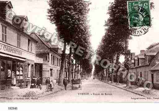 Ville de YVETOT, carte postale ancienne