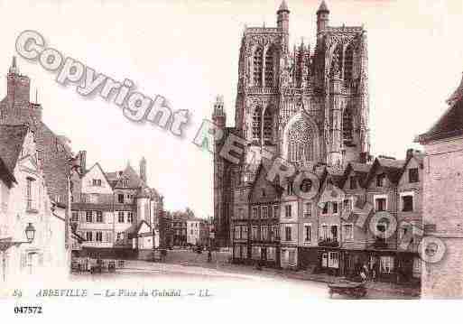 Ville de ABBEVILLE, carte postale ancienne