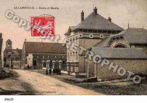 Ville de ALLAINVILLE, carte postale ancienne