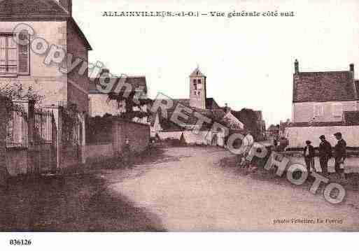 Ville de ALLAINVILLE, carte postale ancienne