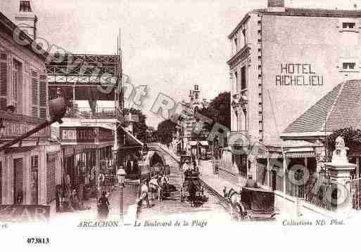 Ville de ARCACHON, carte postale ancienne