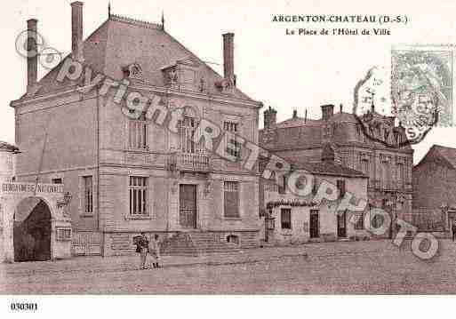 Ville de ARGENTONCHATEAU, carte postale ancienne