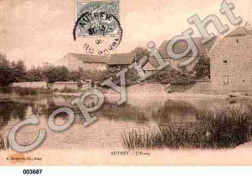 Ville de AUTREYLESGRAY, carte postale ancienne