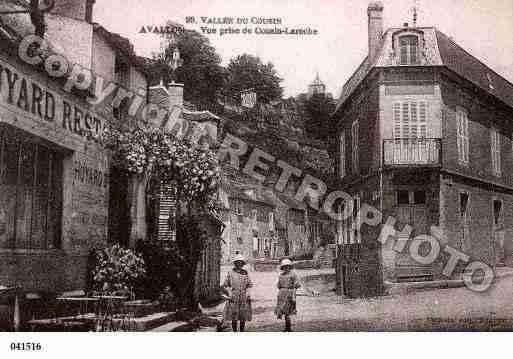 Ville de AVALLON, carte postale ancienne