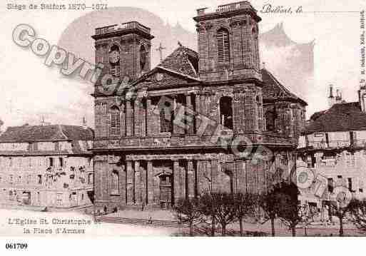 Ville de BELFORT, carte postale ancienne