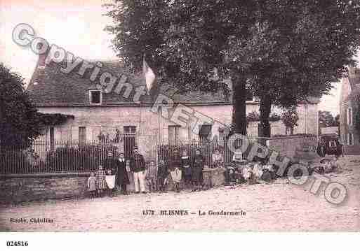 Ville de BLISMES, carte postale ancienne