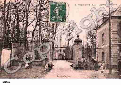 Ville de BOMBON, carte postale ancienne