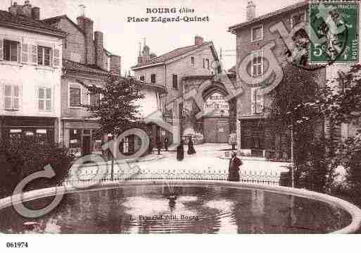 Ville de BOURGENBRESSE, carte postale ancienne