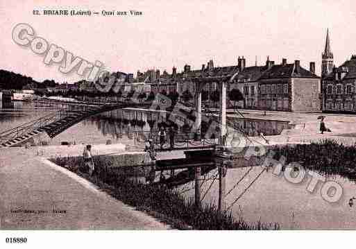 Ville de BRIARE, carte postale ancienne