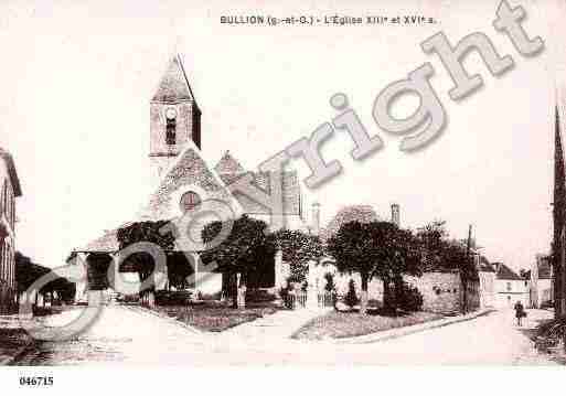 Ville de BULLION, carte postale ancienne