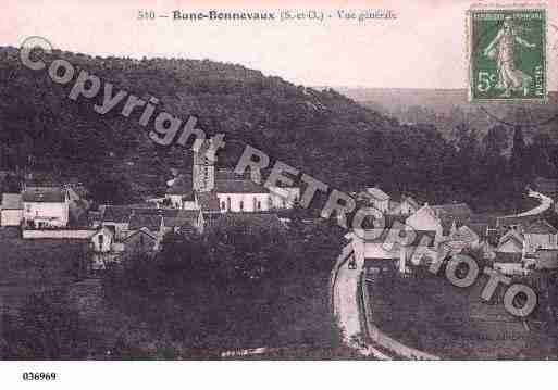 Ville de BUNOBONNEVAUX, carte postale ancienne