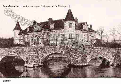 Ville de BUNOBONNEVAUX, carte postale ancienne