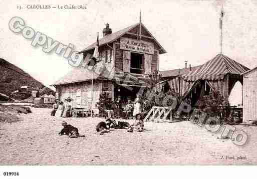 Ville de CAROLLES, carte postale ancienne