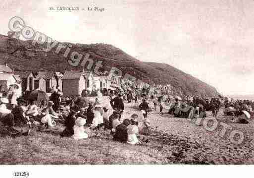 Ville de CAROLLES, carte postale ancienne