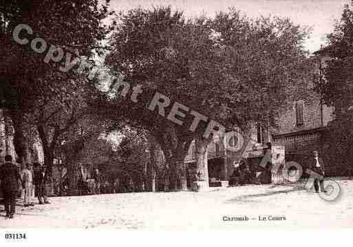 Ville de CAROMB, carte postale ancienne