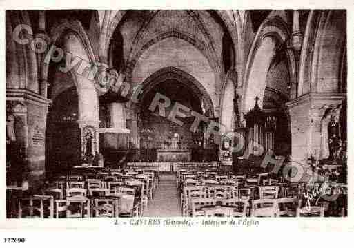 Ville de CASTRESGIRONDE, carte postale ancienne