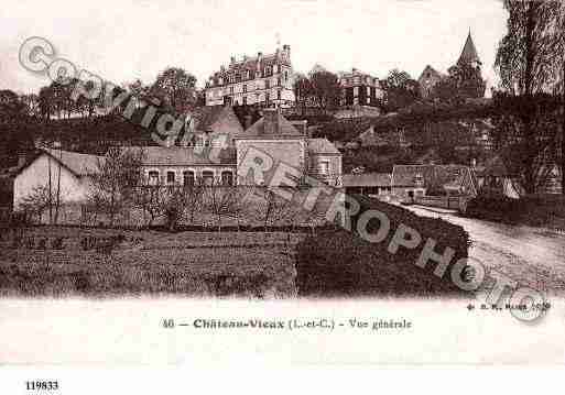 Ville de CHATEAUVIEUX, carte postale ancienne