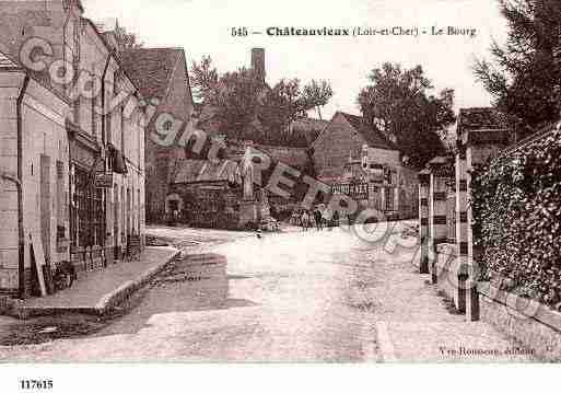 Ville de CHATEAUVIEUX, carte postale ancienne