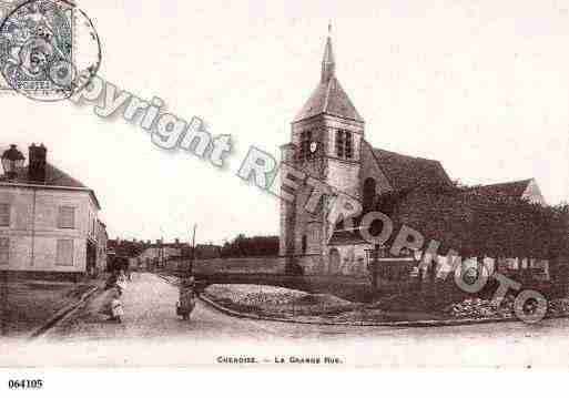 Ville de CHENOISE, carte postale ancienne