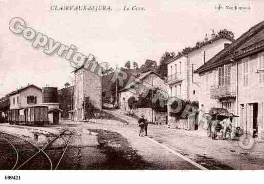 Ville de CLAIRVAUXLESLACS, carte postale ancienne