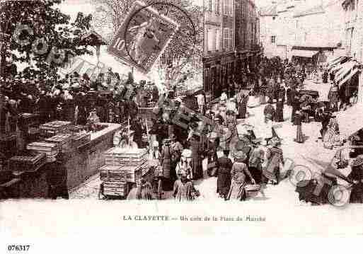 Ville de CLAYETTE(LA), carte postale ancienne