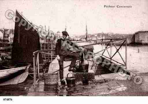 Ville de CONCARNEAU, carte postale ancienne