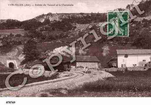 Ville de CORCELLES, carte postale ancienne