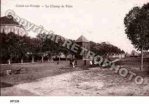 Ville de COSSELEVIVIEN, carte postale ancienne