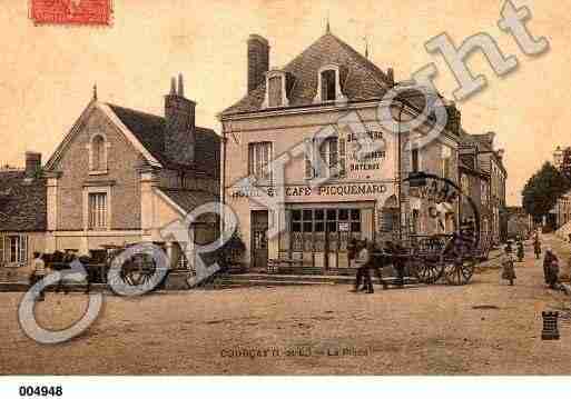 Ville de COURCAY, carte postale ancienne