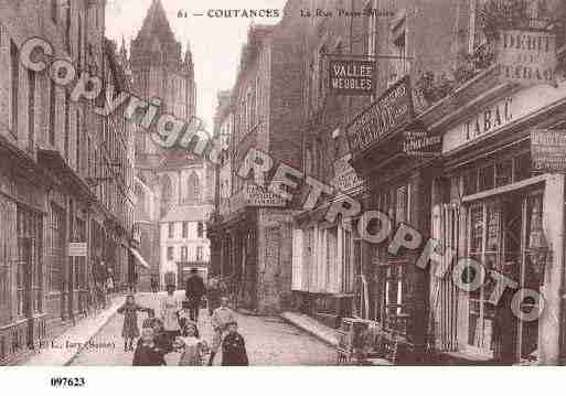 Ville de COUTANCES, carte postale ancienne