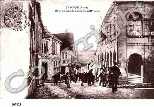 Ville de CRAONNE, carte postale ancienne