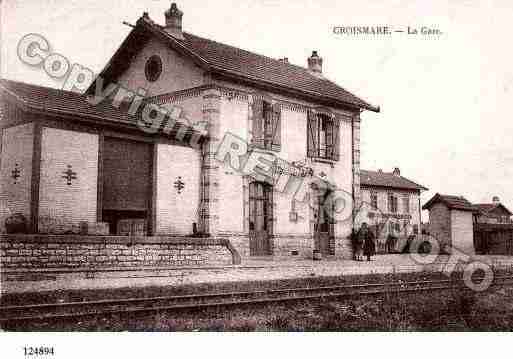 Ville de CROISMARE, carte postale ancienne