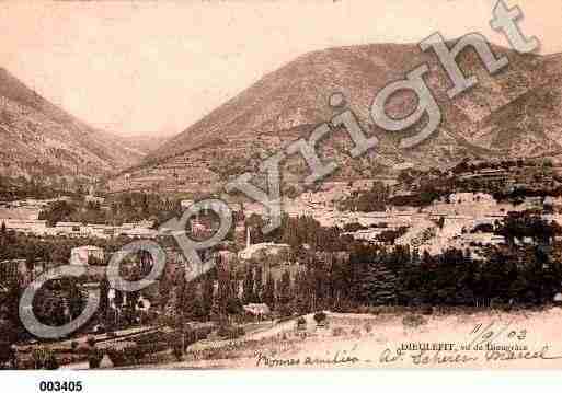Ville de DIEULEFIT, carte postale ancienne Ville de DIEULEFIT, carte postale ancienne
