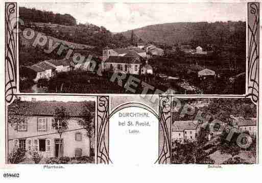 Ville de DOURDHAL, carte postale ancienne