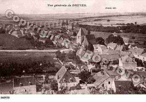 Ville de DRUYESLESBELLESFONTAINES, carte postale ancienne