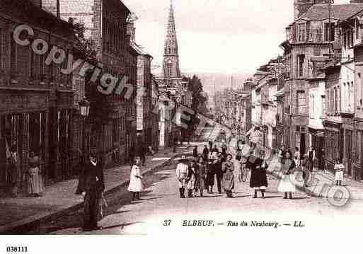 Ville de ELBEUF, carte postale ancienne