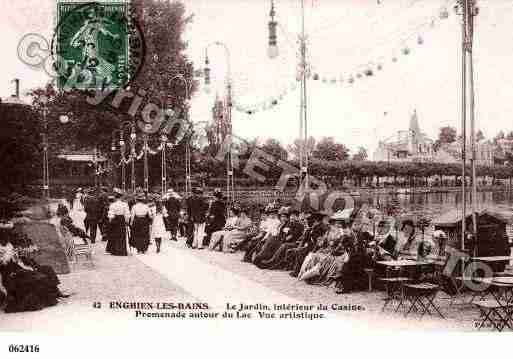 Ville de ENGHIENLESBAINS, carte postale ancienne