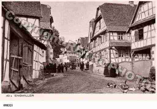 Ville de ENGWILLER, carte postale ancienne