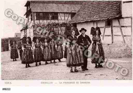 Ville de ENGWILLER, carte postale ancienne