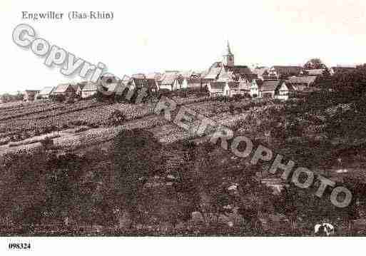 Ville de ENGWILLER, carte postale ancienne