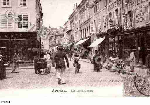 Ville de EPINAL, carte postale ancienne