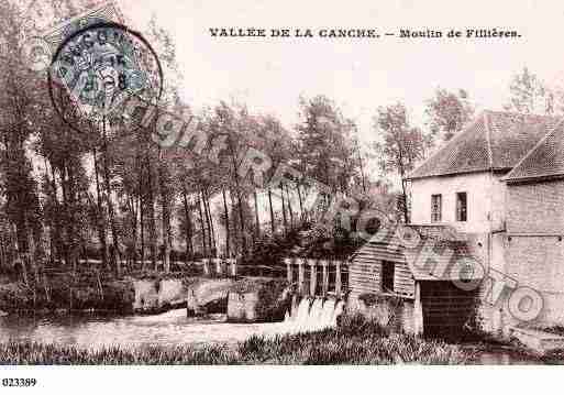 Ville de FILLIEVRES, carte postale ancienne