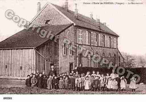 Ville de FIMENIL, carte postale ancienne
