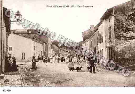 Ville de FLAVIGNYSURMOSELLE, carte postale ancienne